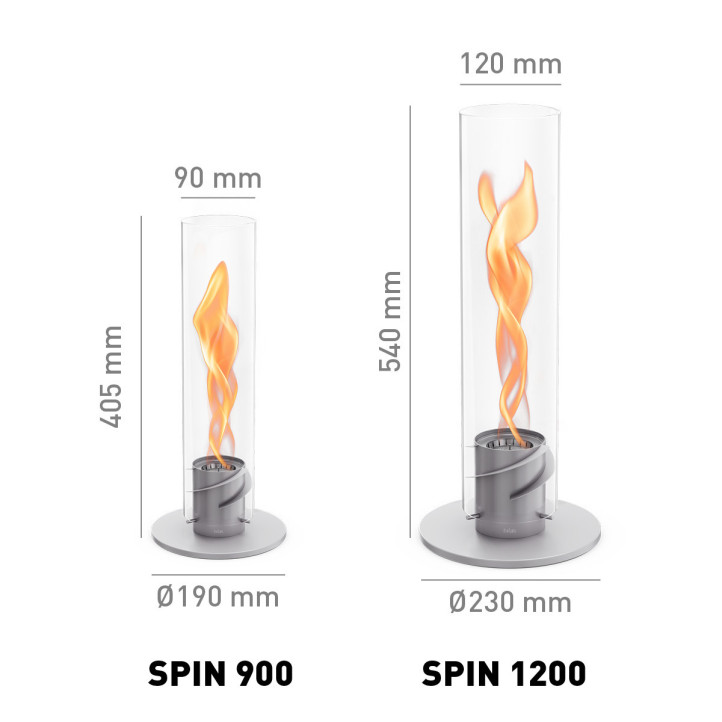 Feu de table Höfats Spin 1200 Argent