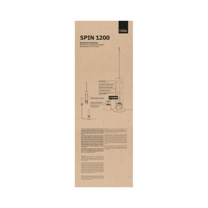 Feu de table Höfats Spin 1200 Argent