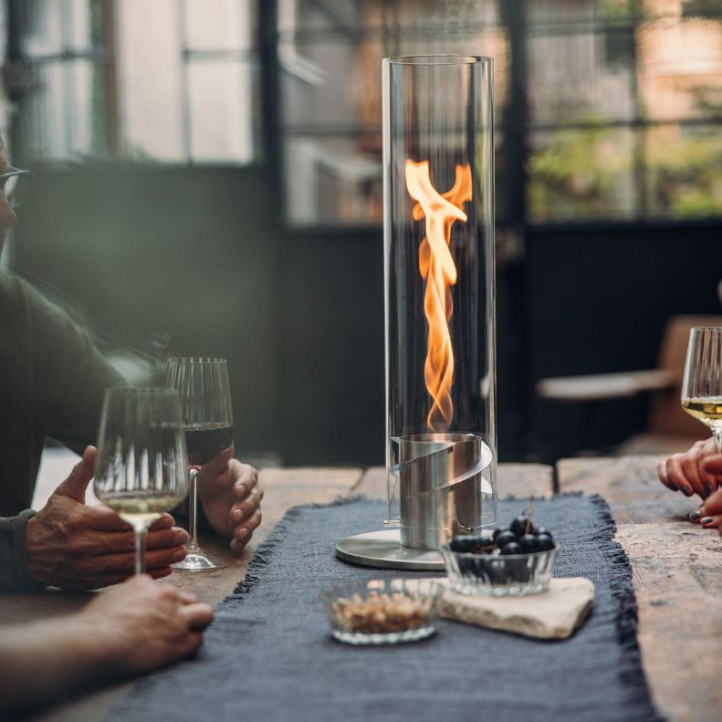 Feu de table Höfats Spin 1200 Argent