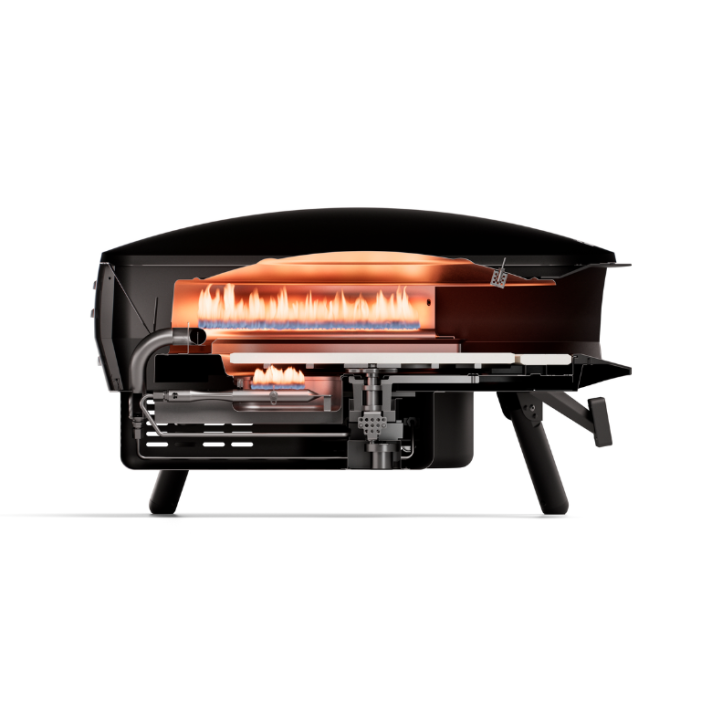 Four a pizza gaz Witt Etna rotatif controle 16" noir
