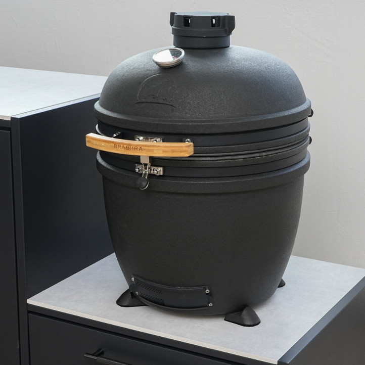 Kamado Brabura Bison 23 céramique Ø58 cm barbecue charbon