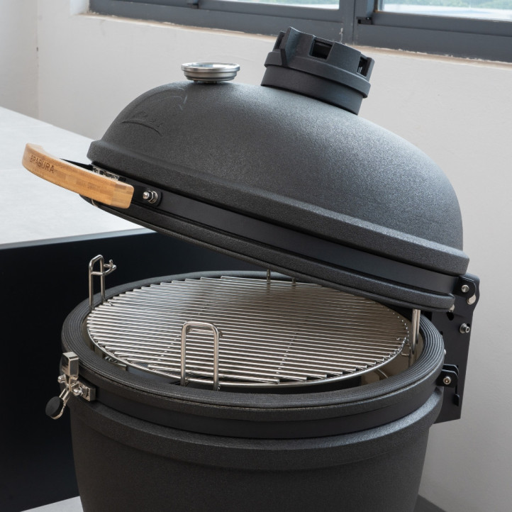 Kamado Brabura Bison 23 céramique Ø58 cm barbecue charbon