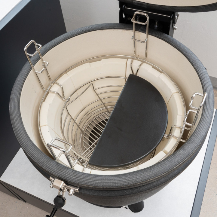 Kamado Brabura Bison 23 céramique Ø58 cm barbecue charbon