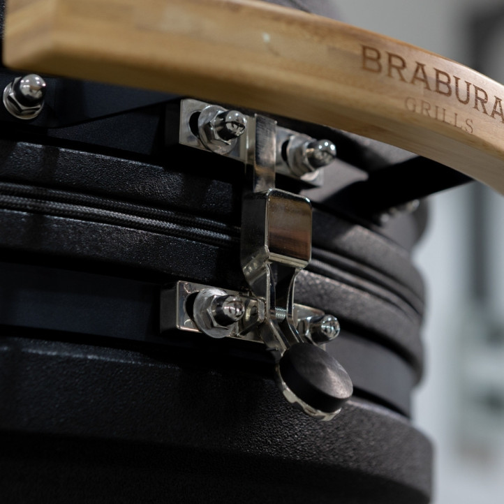 Kamado Brabura Bison 23 céramique Ø58 cm barbecue charbon