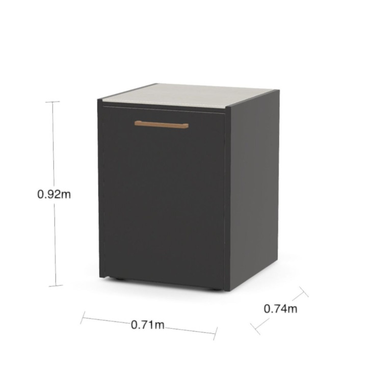 Module cuisine extérieure Brabura 60 - noir