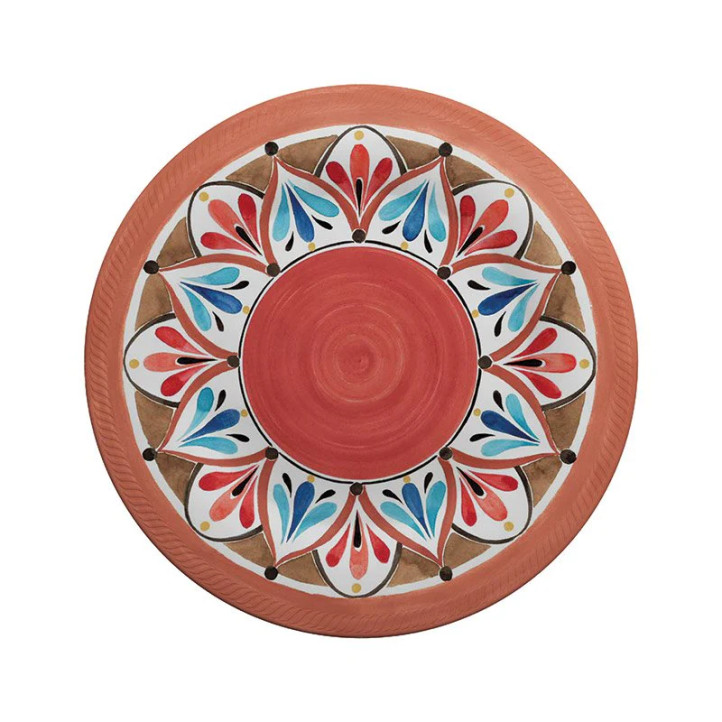 Assiettes incassables Zani Madrid 26,7 cm mélamine x2