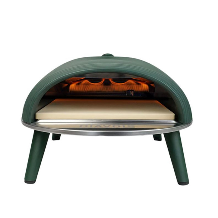 DeliVita Diavolo Vert – four à pizza gaz portable premium