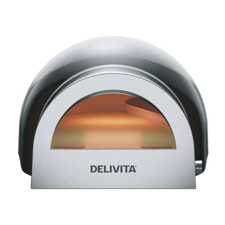Delivita Flow Black – four à pizza hybride premium