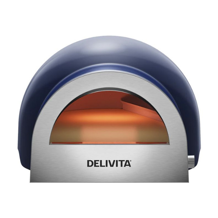 Delivita Flow Bleu – four à pizza hybride premium