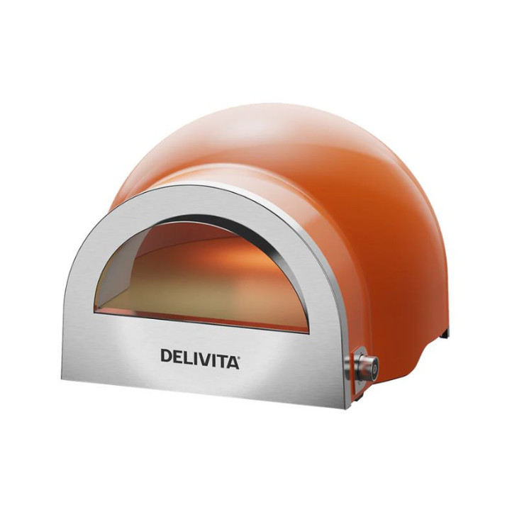 Delivita Flow Orange – four à pizza hybride premium