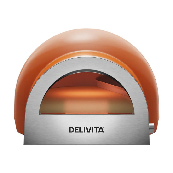 Delivita Flow Orange – four à pizza hybride premium