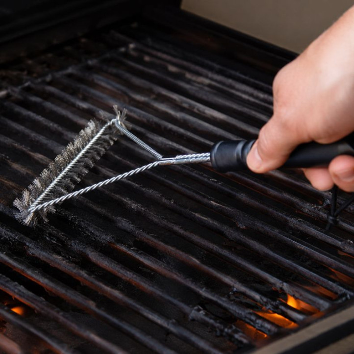 Petite brosse Barbecue Republic 30 cm acier