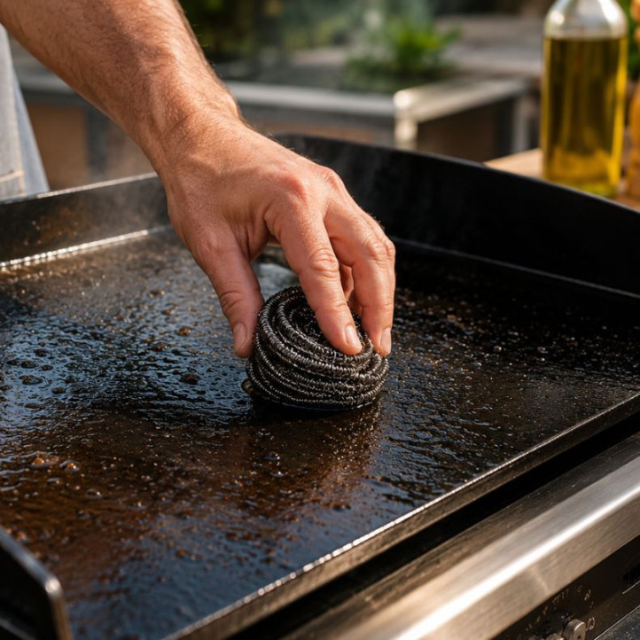 Boule nettoyage plancha Barbecue Republic 60 gr inox