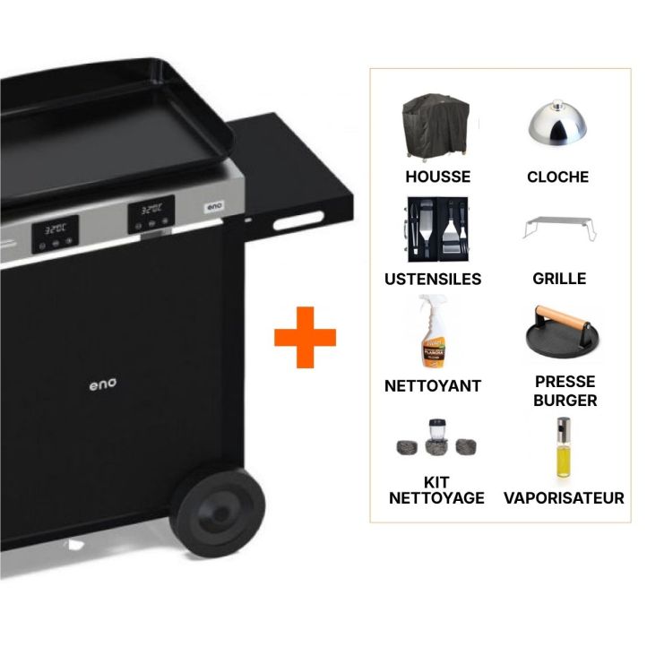 Pack plancha électrique Eno Initial 65 sur chariot +8 access