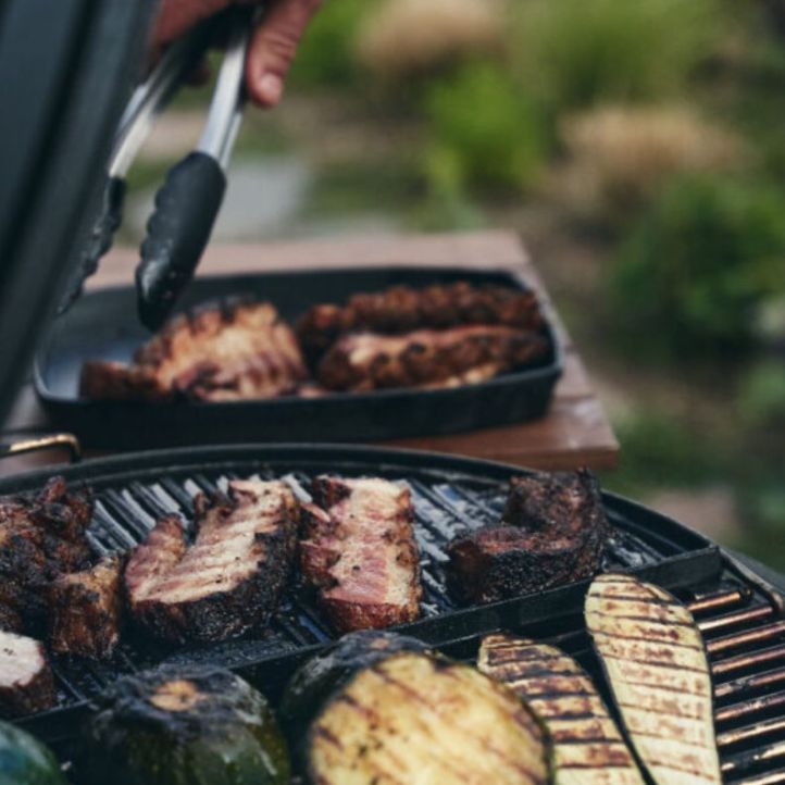 Plancha The Bastard demi lune kamado Large fonte