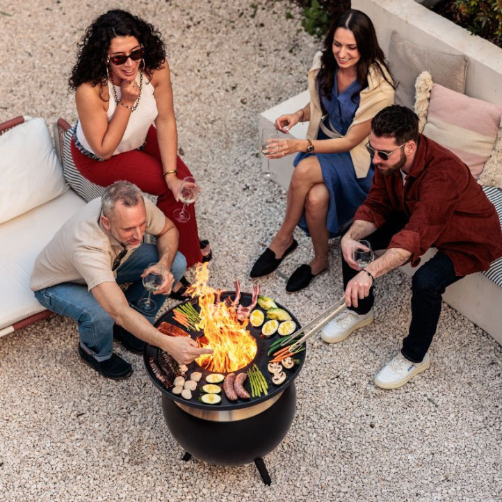 Plancha Höfats en fonte pour brasero Moon 55