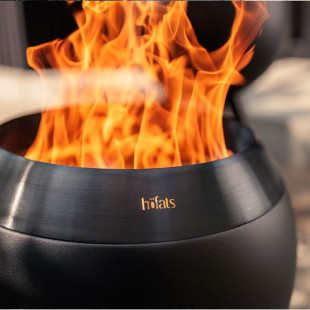 Brasero Höfats MOON 45 Black – brasero design sans fumée