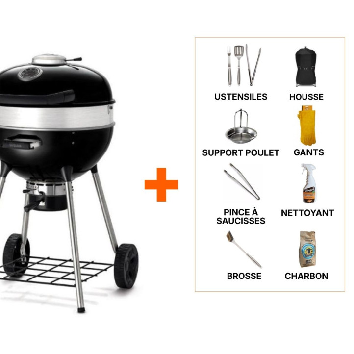Pack Promo Barbecue charbon Napoleon Rodeo Pro