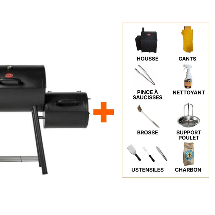 Pack Promo barbecue fumoir Char-Griller Smoking Pro