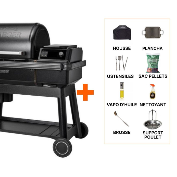 Le pack barbecue à pellets Traeger Ironwood L