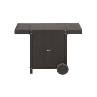Chariot Oscar Noir ENO | Desserte mobile pour plancha