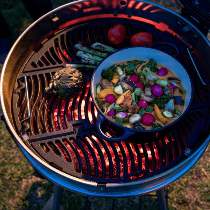 Barbecue charbon Napoleon Kettle Pro Phantom – polyvalent et design