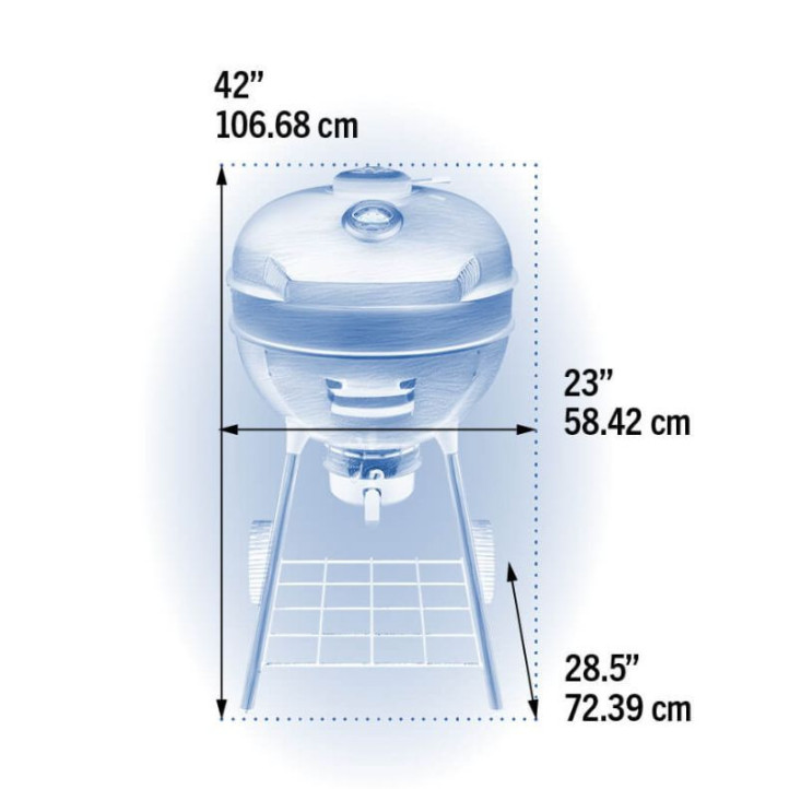 Barbecue charbon Napoleon Kettle Pro Phantom – polyvalent et design