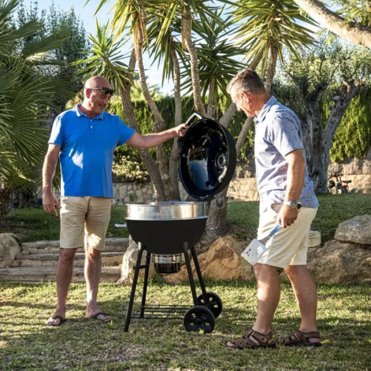 Barbecue charbon Napoleon Kettle Pro Phantom – polyvalent et design