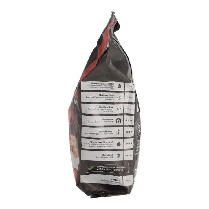 Allume feu Esschert cube x72