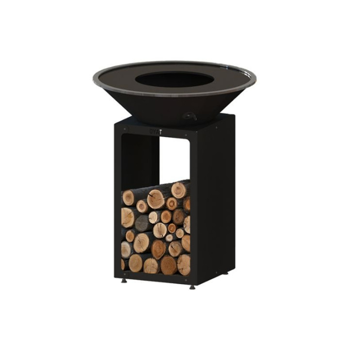Brasero OYAT BBO 78 cm Noir - Fabriqué en France
