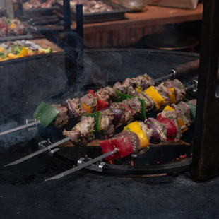 Ensemble de brochettes Asado OYAT | Accessoire brasero