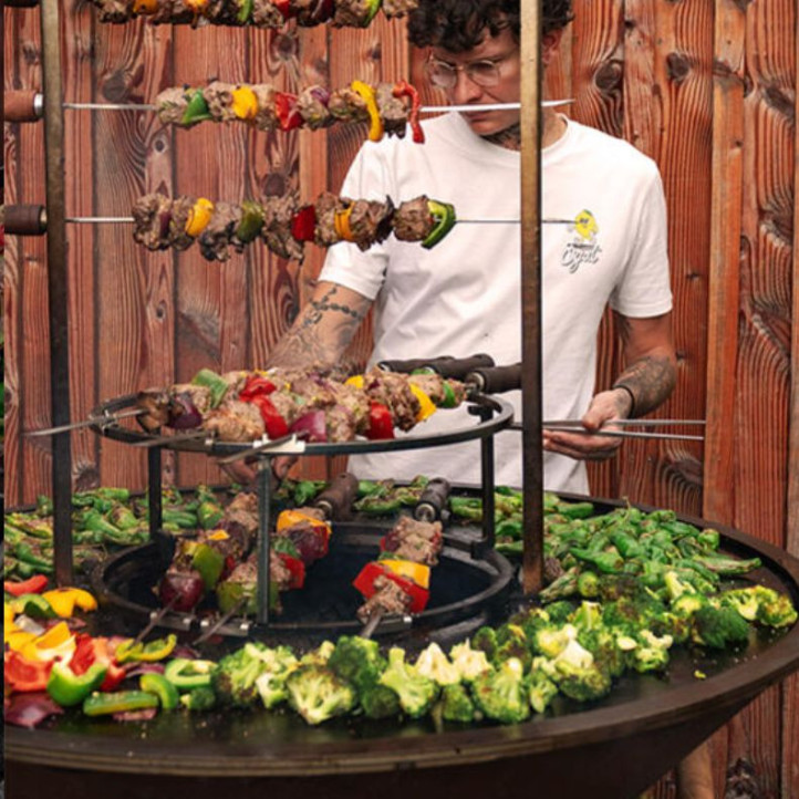 Ensemble de brochettes Asado OYAT | Accessoire brasero