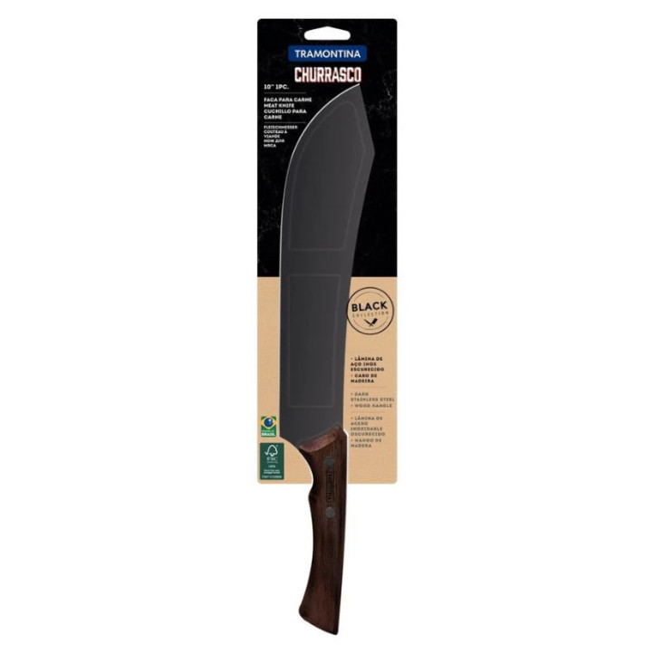 Couteau à viande Tramontina churrasco black