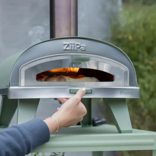 Four à pizza Ziipa Piana Evo Bois Eucalyptus | Pierre rotative