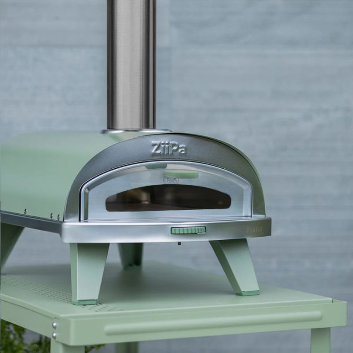 Four à pizza Ziipa Piana Evo Bois Eucalyptus | Pierre rotative