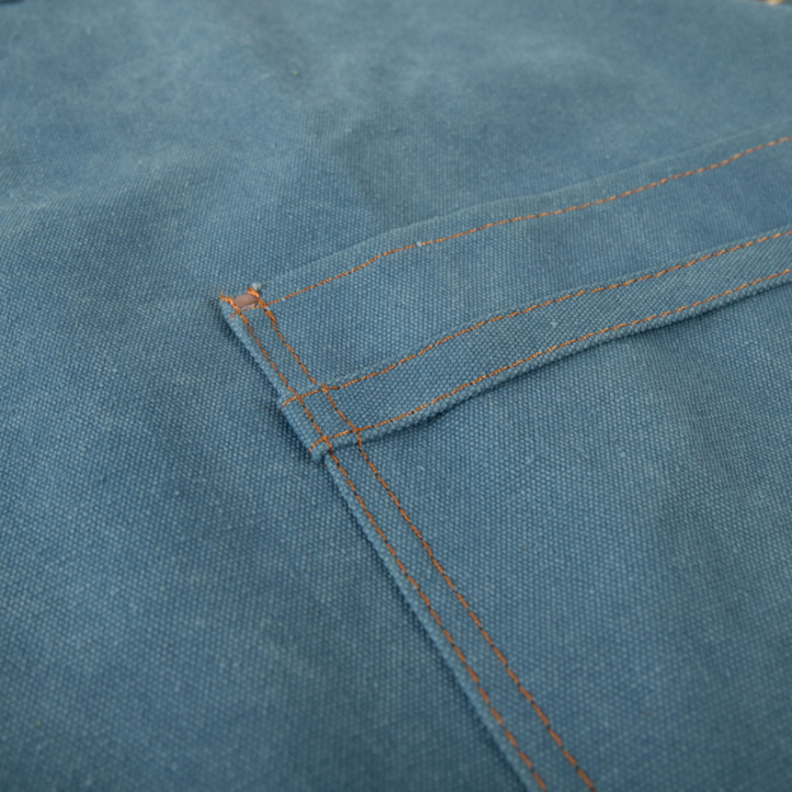 TABLIER ALASKAN 325 TOUR DE COU DENIM FONCE