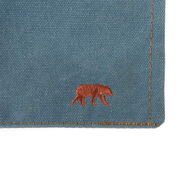 TABLIER ALASKAN 325 TOUR DE COU DENIM FONCE