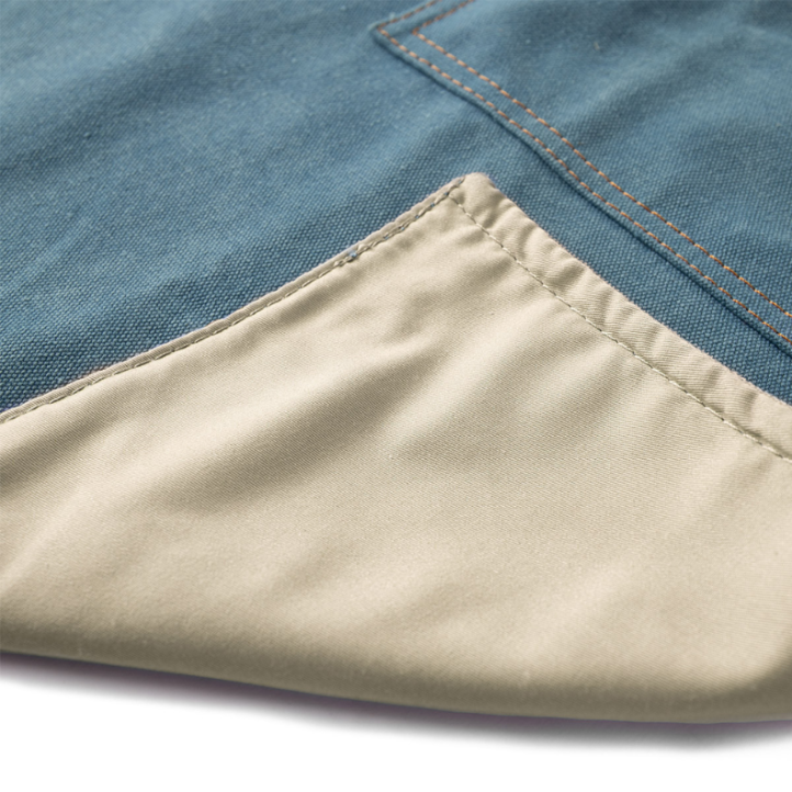 TABLIER ALASKAN 325 TOUR DE COU DENIM FONCE