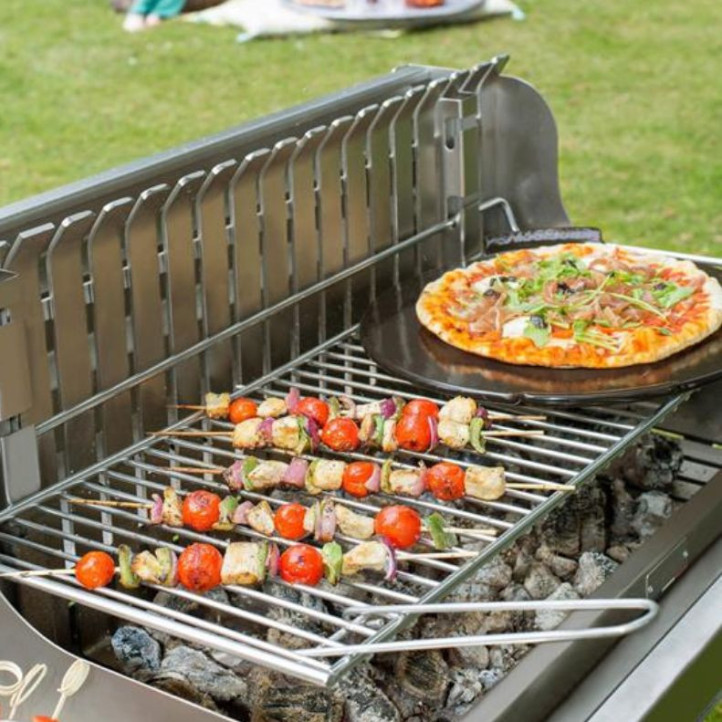Grilloir charbon de bois Le Marquier irissary inox