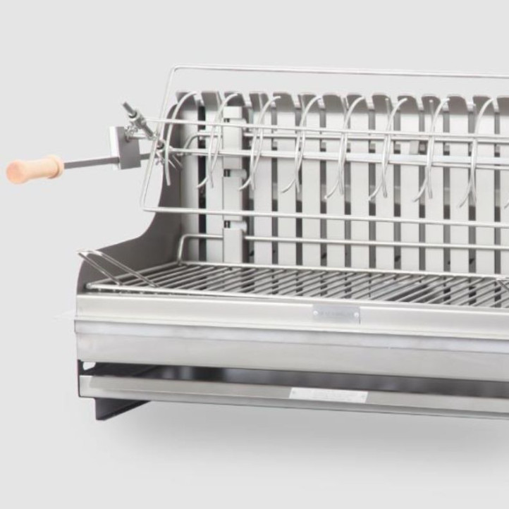 Grilloir charbon de bois Le Marquier irissary inox