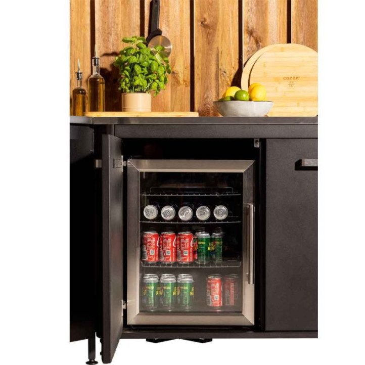 Réfrigérateur Cozze 1 porte vitrée 60L