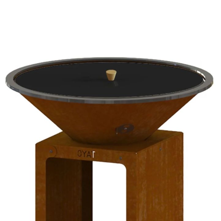 Mini étouffoir OYAT en acier pour BBO 58cm