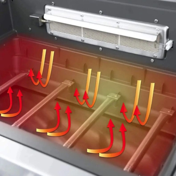Barbecue gaz Grandhall Pro Elite 4 à poser | 4 brûleurs
