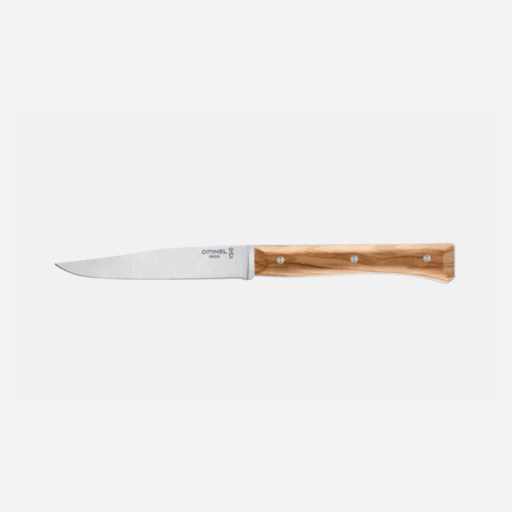 Coffret 4 couteaux OPINEL facette olivier lisse