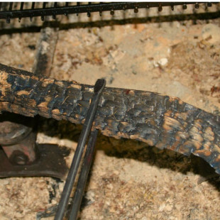 Pince à bûche cheminée Forge de Rodez 60 cm