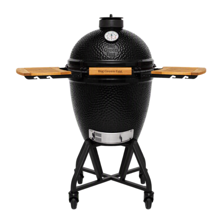 Big Green Egg The Onyx Large sur chariot avec tablettes | Édition limitée