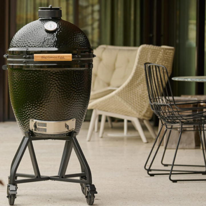 Big Green Egg The Onyx Large sur chariot | Édition limitée