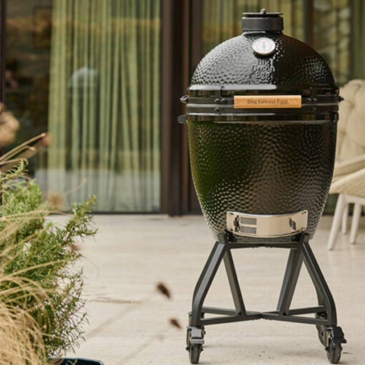 Big Green Egg The Onyx Large sur chariot | Édition limitée