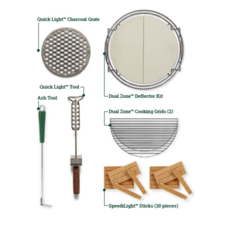Barbecue kamado Big Green Egg ONYX Large à poser