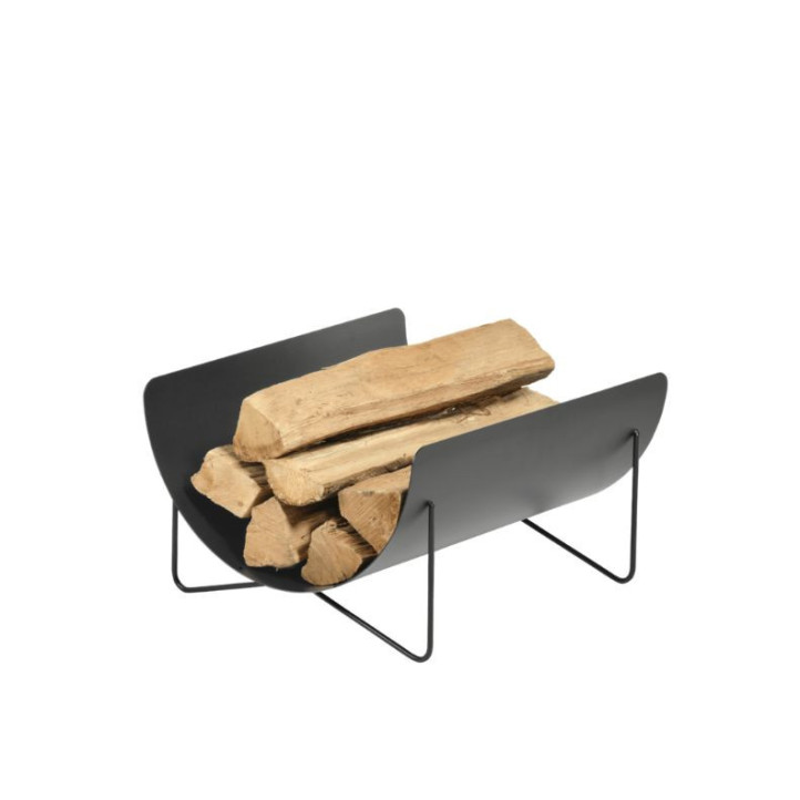 Range-bûches Dixneuf Fileo 50 Noir Givré | 18 bûches